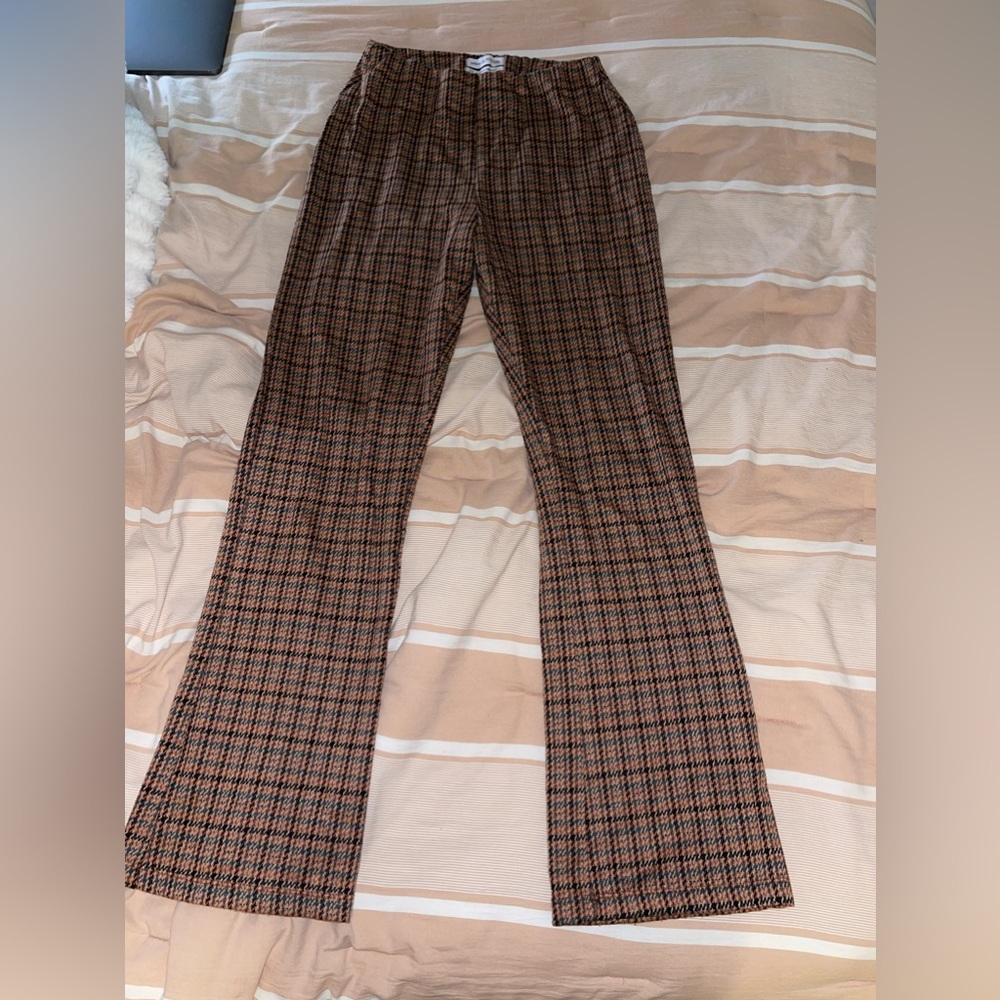 plaid urban outfitter pants